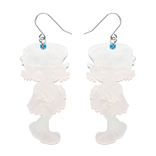 Blueberry Muffin Drop Earrings