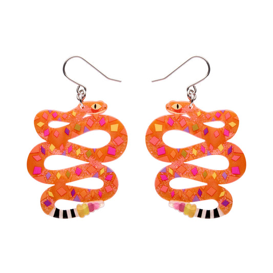 The Rowdy Rattlesnake Drop Earrings