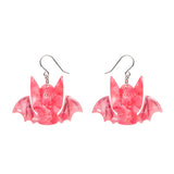 Winged Kitty Drop Earrings