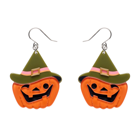 Witch O'Lantern Drop Earrings