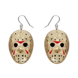 Jason Voorhees Mask Drop Earrings