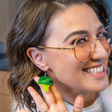 Brocc Star Drop Earrings