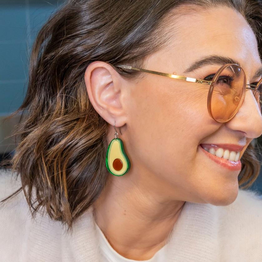 Avocado Affair Drop Earrings