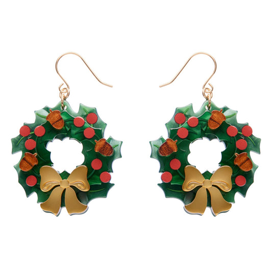 Forest Wreath Drop Earrings