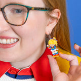 Rainbow Brite Says Hello Drop Earrings