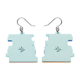 Words of the Wise Drop Earrings