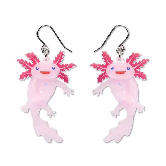 Axolotl Drop Earrings