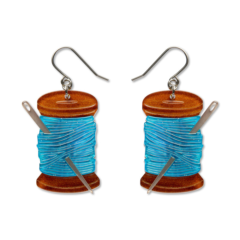 Thread the Needle Drop Earrings