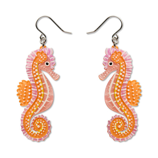 KKuu Wanana (Seahorse) Drop Earrings