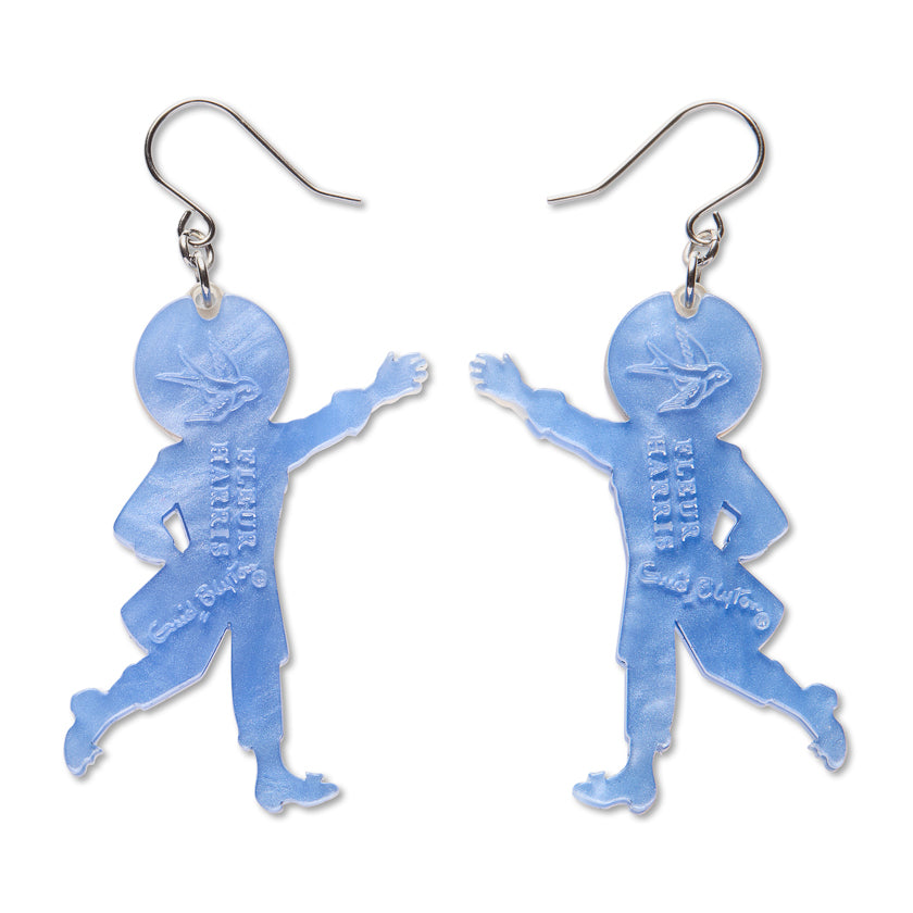 Moonface Drop Earrings