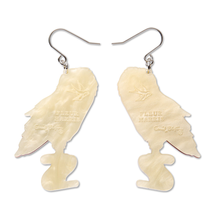 Barny Owl Drop Earrings