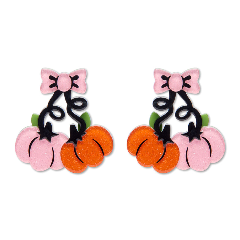 Pair O'Pumpkins Drop Earrings