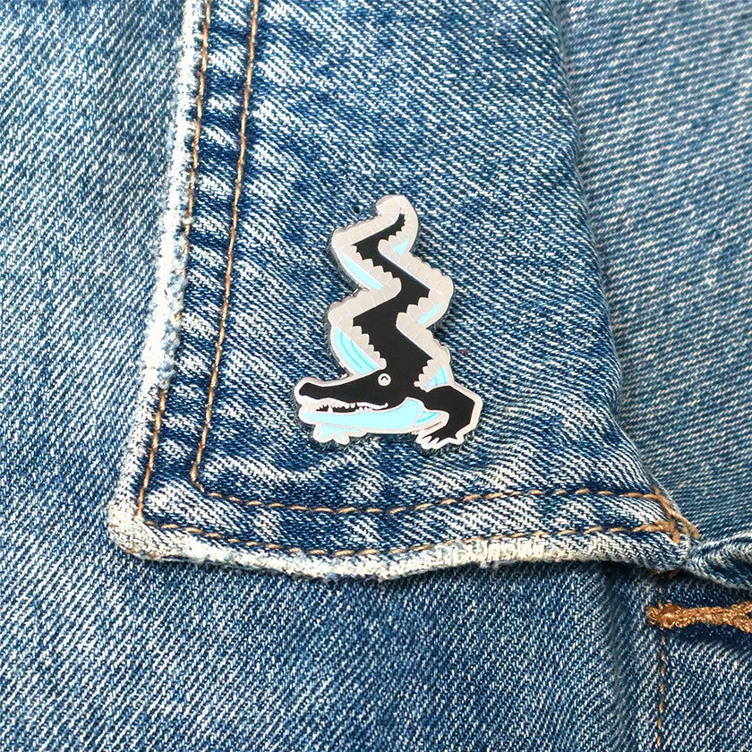 Stylish Smile Enamel Pin