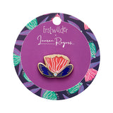 Fervent Feather Flower Enamel Pin