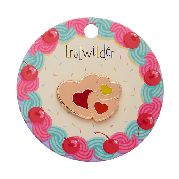 Lolly Heart Cookies Enamel Pin