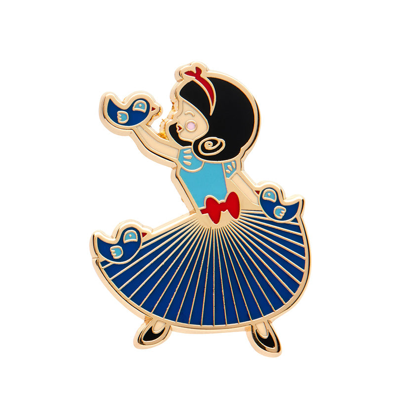 Snow Pin White as Snow Enamel Pin – Windsor Lane