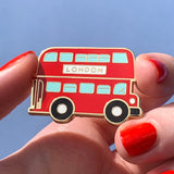 Double-Decker Enamel Pin