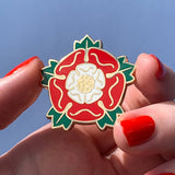 Tudor Rose Enamel Pin