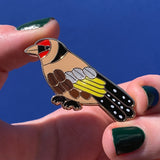 Go for Goldfinch Enamel Pin