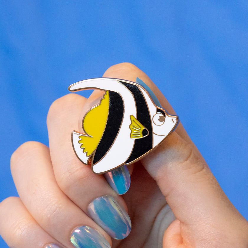 Bannerfish Enamel Pin