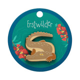 Crikey the Saltwater Crocodile Enamel Pin