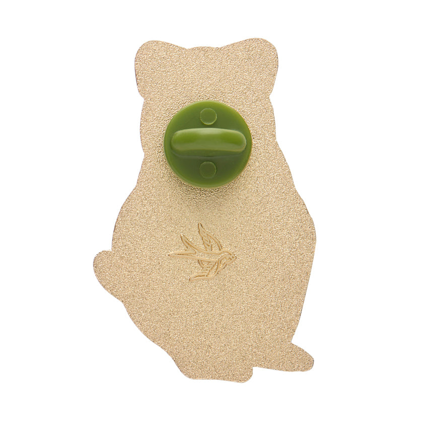Quinn the Quokka Enamel Pin