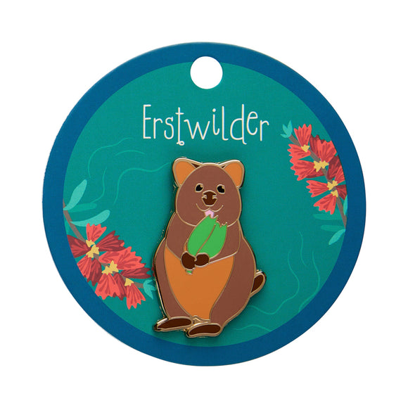 Quinn the Quokka Enamel Pin