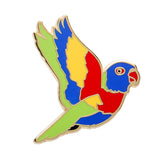 Lulu the Lorikeet Enamel Pin