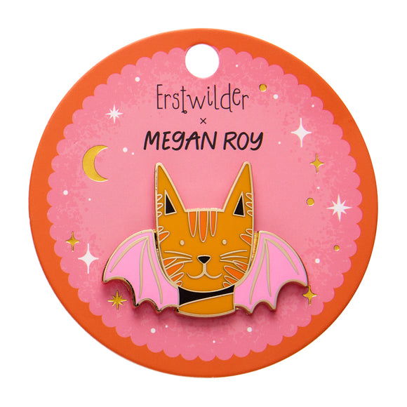 Winged Kitty Enamel Pin