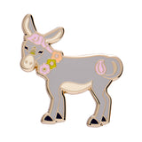 Devoted Donkey Enamel Pin