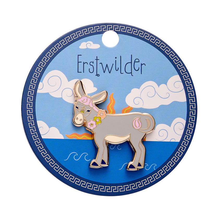 Devoted Donkey Enamel Pin