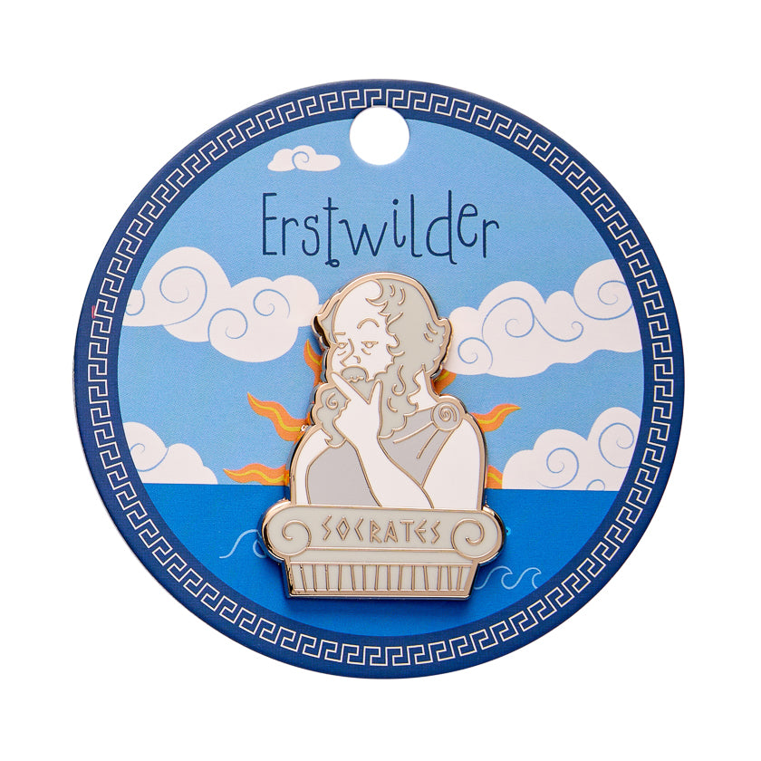Socratic Method Enamel Pin