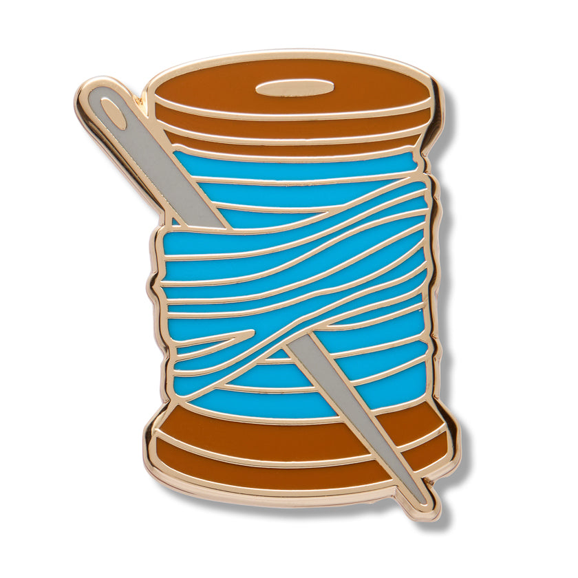 Thread the Needle Enamel Pin