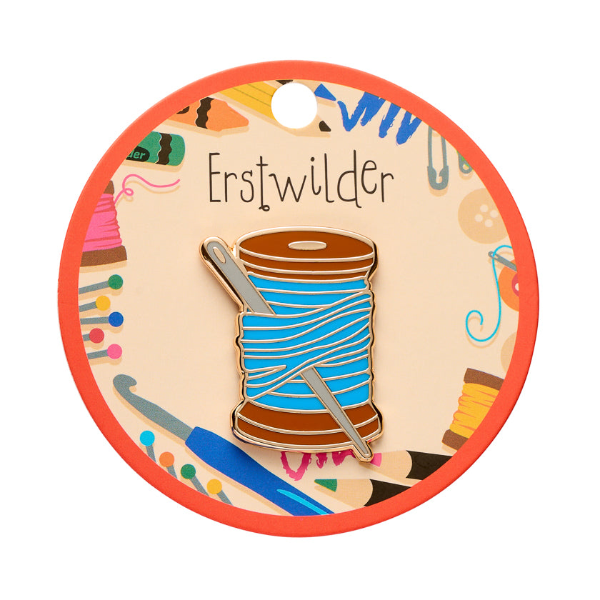 Thread the Needle Enamel Pin