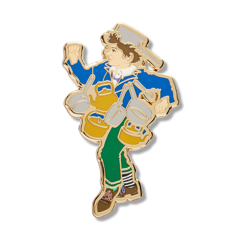 Saucepan Man Enamel Pin
