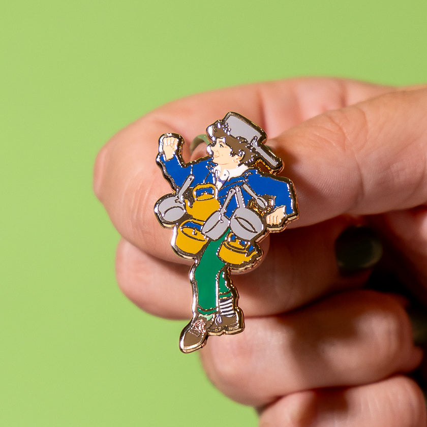 Saucepan Man Enamel Pin