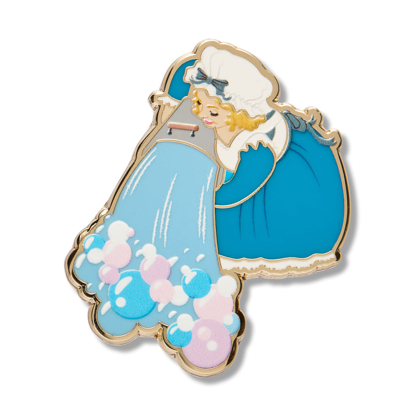 Dame Washalot Enamel Pin