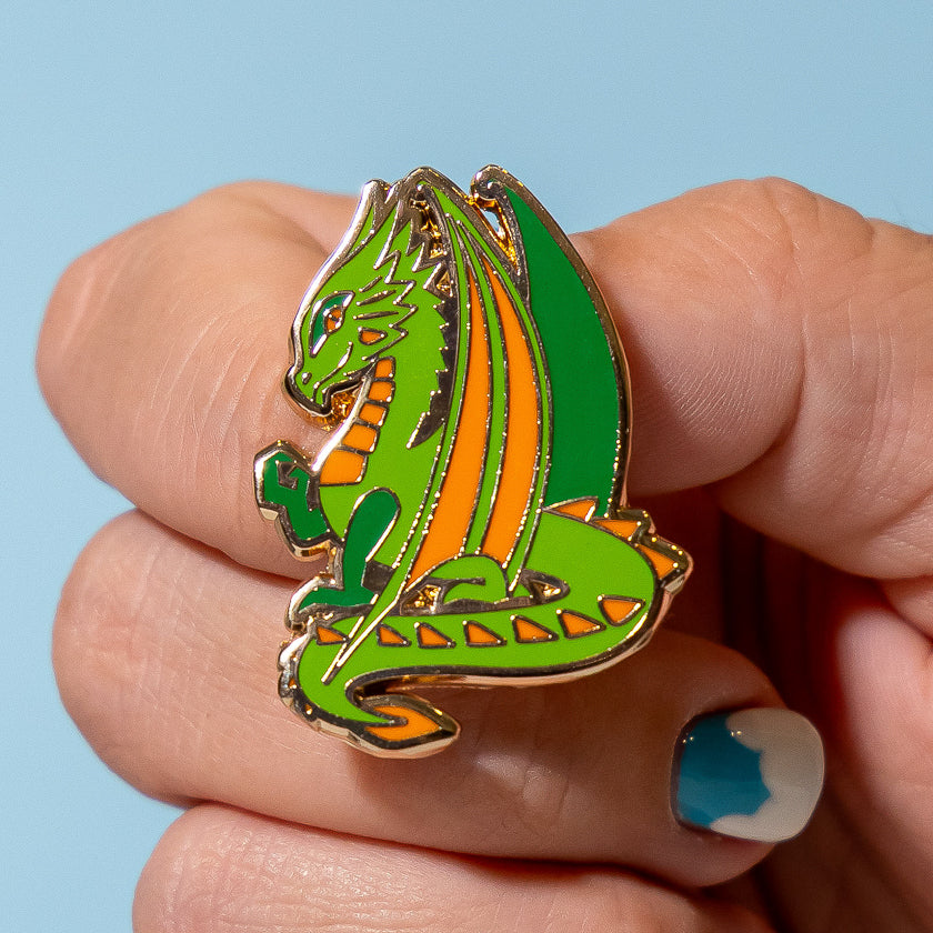 Impressive Scale Enamel Pin