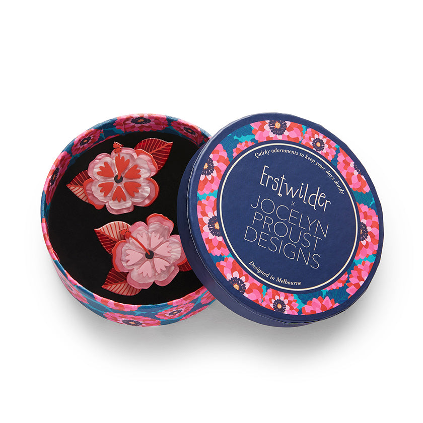Halcyon Hibiscus Hair Clips Set - 2 Piece