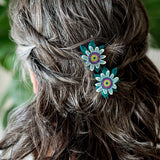 Passionate Petals Hair Clips Set - 2 Piece