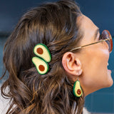 Avocado Affair Hair Clips Set - 2 Piece