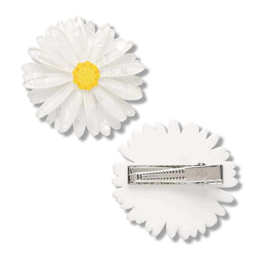 Cut-leaf Daisy Hair Clips – 2 Piece