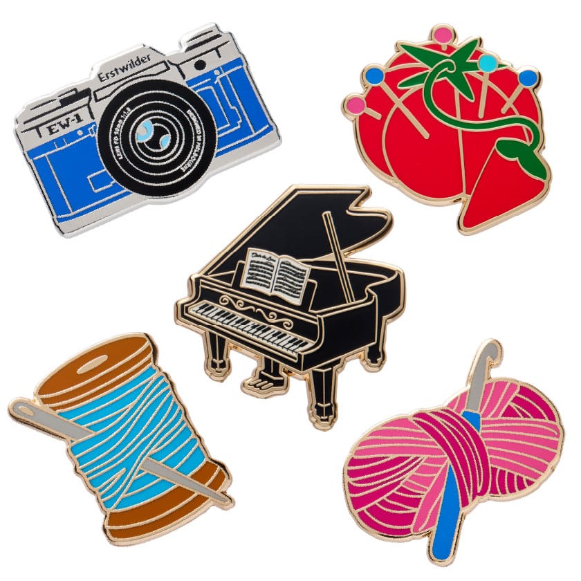 Erstwilder Arts & Crafts 2026 Enamel Pin Pack
