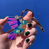 Humming Harmony Enamel Keyring