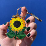 Sunshine & Smiles Enamel Keyring