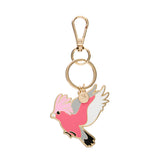 Gertie the Galah Enamel Key Ring