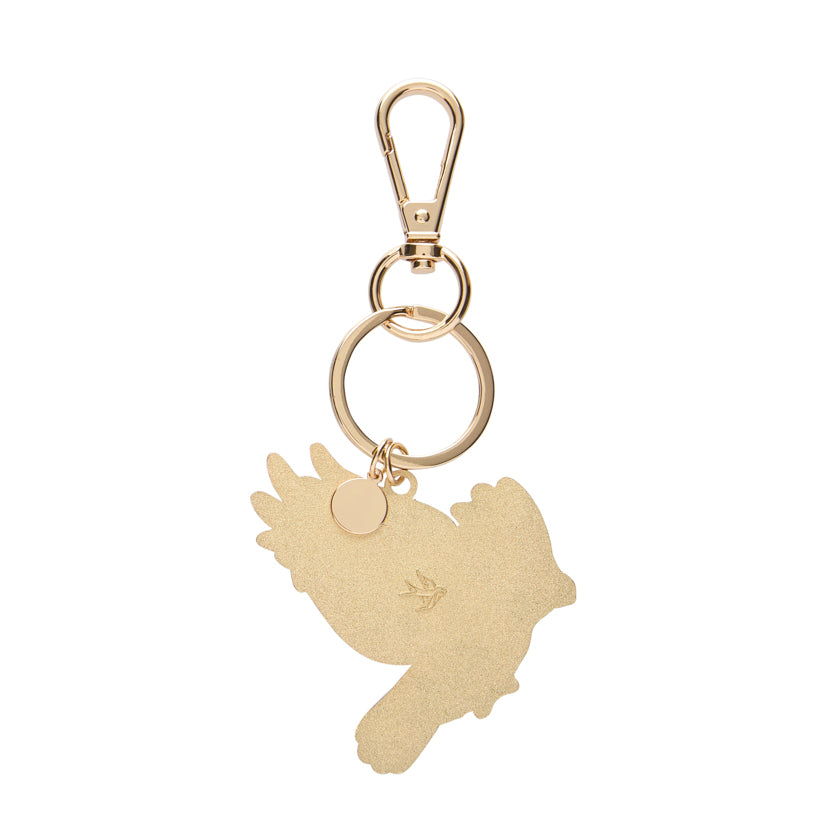 Gertie the Galah Enamel Key Ring