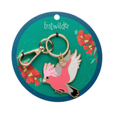 Gertie the Galah Enamel Key Ring