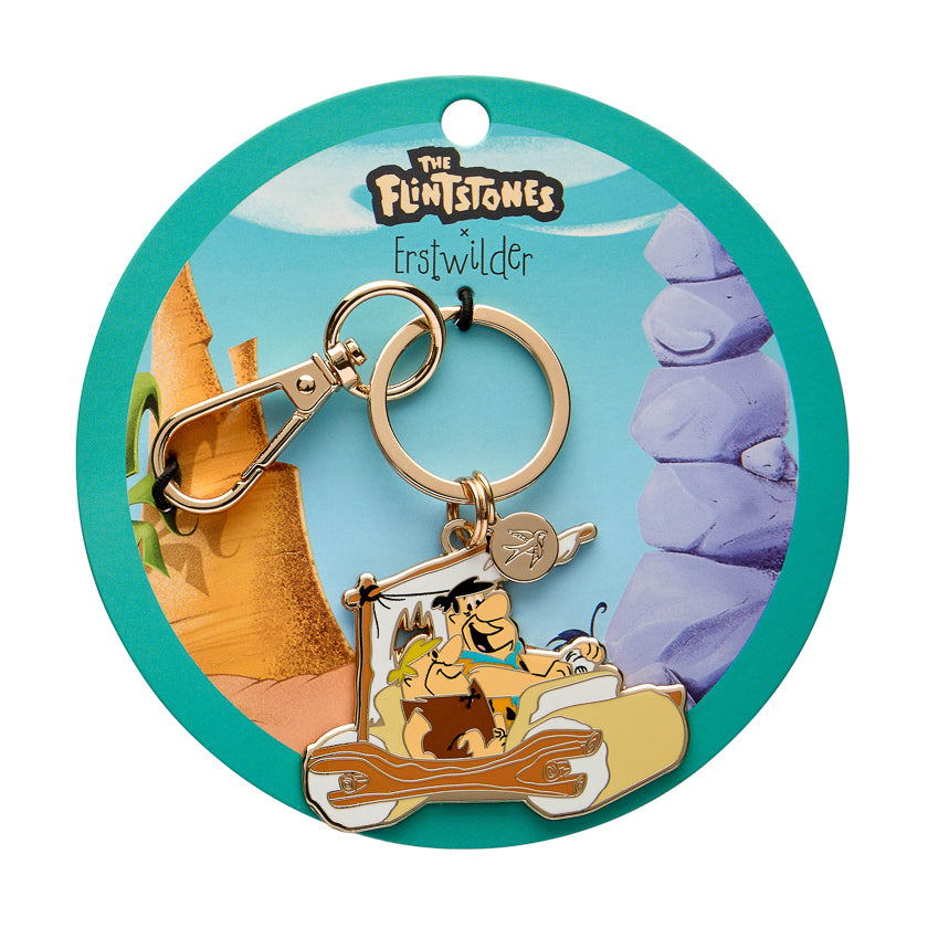 The Flintmobile Enamel Key Ring