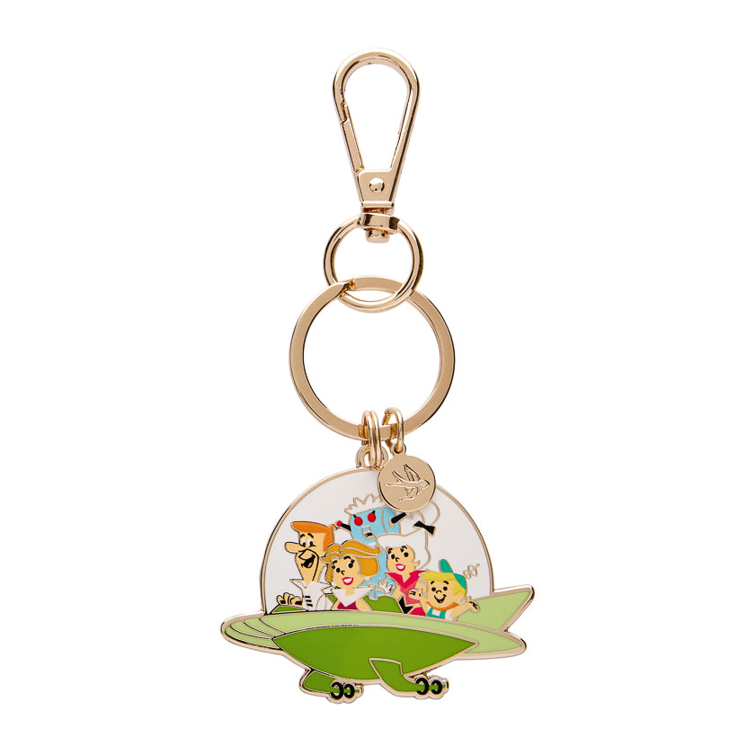 The Jetsons Aerocar Enamel Key Ring
